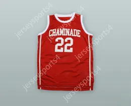 Niestandardowy numer nazwiska Męscy młodzież/dzieci Jayson Tatum 22 Chaminade College Preparatory School Red Basketball Jersey Top Sched S-6xl