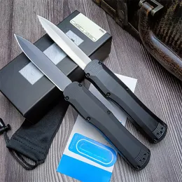 BM 3400 Tactical AU/to Pocket Knife D2 블레이드 아연 합금 처리 야외 생존 나이프 캠핑 사냥 EDC 도구 낚시 자체 방어 도구