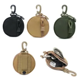 Packs 1000d Taktische EDC -Beutel Molle Wallet Bag Tragbare Schlüsselmünze Taille Fanny Pack Ohrhörer Tasche Mini Schlüsselhalter Beutel Jagd