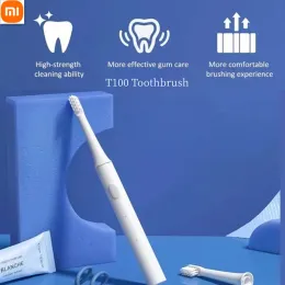 Kontroll Xiaomi Mijia T100 Sonic Electric Toothbrush Smart Tooth Brush Colorful USB uppladdningsbar IPX7 Vattentät