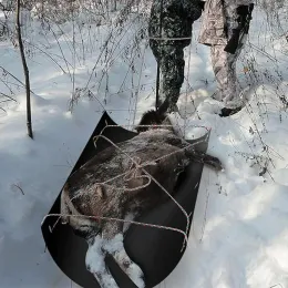 Accessori Multipurico Utility Slitta Sleda per pesca di ghiaccio portatile con slitta in slitta in slitta per la slitta per la pesca del ghiaccio Game di caccia