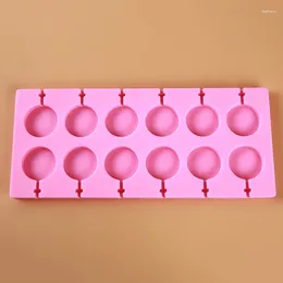 Backformen 1PC Lollipop Form 20 Löcher Silikonform DIY Schokoladenkeks Candy Maker Tray Party für Kinder