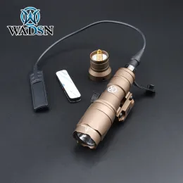 SCOPES WADSN Surfire M300 M300A Mini İzci Silah Işığı 510LM Çift Anahtar Sabit/Anlık Avlanma 20mm Rail ile Taktik El feneri