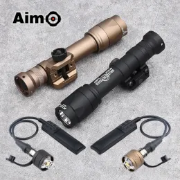 Scopes Airsoft SF M300 M600 M600C M300A Surefir Tactical Flashlight Weapon Hunting Scout Gun Light Momentary Pressure Switch 20mm Rail
