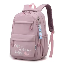 Taschen neuer Kawaii -Rucksack für Mädchen Schultaschen Tragbarkeit wasserdichte Teenager Teenager Hochkapazität Süßes Mädchen Reisetasche Ästhetik Kühl