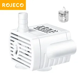 Leveranser Rojeco vattenpump för bilkattvatten fontänstillbehör Pet Drinking Fountain Water Pump för Cat Drinker Dispenser Replacement