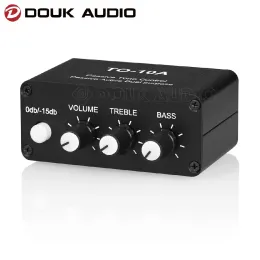 مكبر صوت Douk Audio Mini السلبي/النشط مكبر صوت مكبر صوت وحدة تحكم 3.5 ملم لمكافأة الصوت ستيريو الصوت preamp