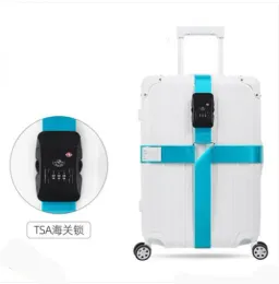 Akcesoria TSA Customs Block Bagaż Bagaż krzyżowy z hasłem Regulowana walizka podróżna Bagaż bagażowy Rope Straps Akcesorium podróży