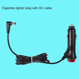 2024 CAR DC 12V 24V DC2.1 3,5 mm Plug Cigarett Lighter Power Adapter med switch 1/3 meter Kabel för E Dog GPS Radarcigarett Lighter Cable Switch