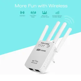 라우터 AC1200 무선 미니 라우터 AP WiFi 리피터 장거리 익스텐더 부스터 듀얼 밴드 2.4G/5GHz 영어 펌웨어 EU 미국 AU 벽 플러그