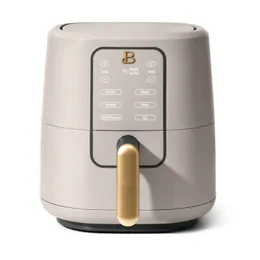 Bella friggitrice per aria da 3 Qt con tecnologia turbocrisp porcini taupe di Drew Barrymore 240422