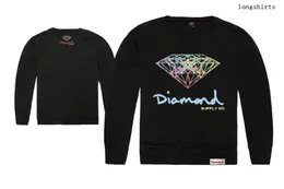 Diamond Supply Co tshirts Men039s Hip Hop Printing Clothing Designer Długie rękawowe koszulki TEE TEE BAWIEŃ AUTUMN3380937