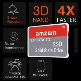 GUIDA SSD 1TB 512 GB da 2,5 pollici SATA III Disco rigido SSD Internal Disco rigido Dispositivo USB per laptop PC per computer Disk a stato solido