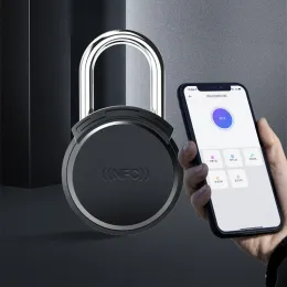 Controle Bluetooth Card Padlock Lock NFC Mobile Phone Controlless Padlockless Padlock não -eletricamente inteligente Segurança Antitheft Padlock de bagagem