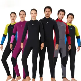 إكسسوارات رجل Wetsuit 5mm النيوبرين رجال الصيد الصيد دعاوى الغوص في قطعة واحدة كاملة بدعوى الرمح الباردة بدلات الرمح السوستة الظهر