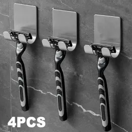 Shavers Bathroom Wall Holder Storage Storage Hook حلاقة الحلاقة رف Men Men Shaver Holder Sheld Hanger Holder Bathroom Organization Organization