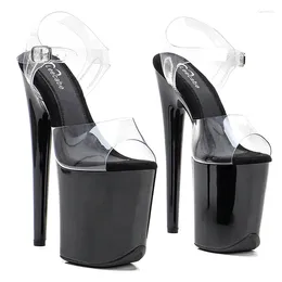 Dance Shoes Leecabe 8inches PVC Upper Sexy 20 CM High Heels Sandals Night Club Women For Pole Dancing