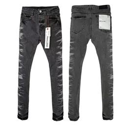 Jeans de marca roxa American High Street Jeans Hole Ruin Robin Religion Pants pinta Devento mais alto 6544641