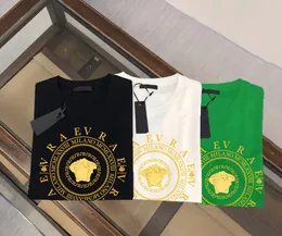 Erkek Tişörtler 2024 Yaz Erkek Kadın Tasarımcı Tişört Baskılı Moda Adam T-Shirt Üst Kalite Pamuk Tees Kısa Kollu Günlük Harfler Baskı Üstleri Boyut Aralığı S-4XL