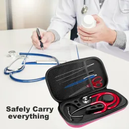 Çantalar Stetoskop Kılıfı Hafif Stetoskop Depolama Çantası Şok geçirmez Scratseproof Build Net Taşıma İlk Yardım Tıbbi Kutu Doktor