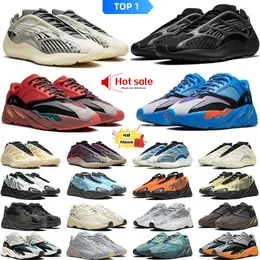 Mens 700 Rinnande skor Womens V1 Designer Shoes V2 Hi-Res Red Blue Alvah Static Inertia 350 Flat Trainers 450 Classic Black Dark Slate Fade Carbon OG 380 Sports Sneakers