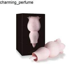 Female Masturbation Sex Toy Silicone Sucking Nipples Vagina Dual-Use Foreplay Flirting Rose Vibrator Woman Masturbator