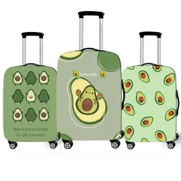 Accessories Funny Style Avocado Pattern Luggage Cover Antidust for Travelling Suitcase Cover 1832 Inch Fashion Suitcase Protective Case