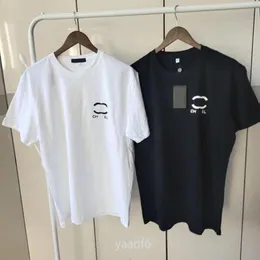 Tops t shirt kvinnor designer kläder ren bomull lyx c brev tryck mode case sport bekväm och andningsbar