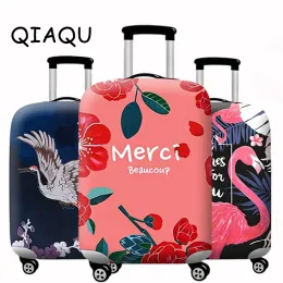 Akcesoria Qiaqu teraz elastyczna ochrona bagażu odpowiednia dla 1832 cali obudowa wózka grubsza walizka do walizki Akcesoria podróżne