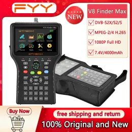 Empfänger Gtmedia V8Finder Max Satellitenfinder DVBS2X Satellitenempfänger Support IKS 1080p HD H.265 Besser als Satlink WS6933 WS6979