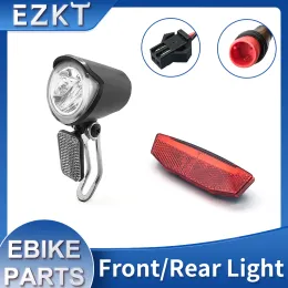 Lights Electric Bicycle Front/Rear Light 2pin SM/WP Connector is Suitable for 660V Voltage for Ebike Conversion Kit Accessories