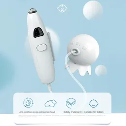 Aspirators# Rechargeable Baby Snot Aspirator Adjustable Suction Health Care Electric Safety Nose Cleaner For Newborn Toddler Tool