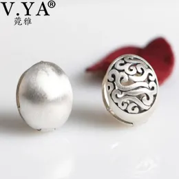 Earrings V.YA 2021 New Fashion Tang Grass Stud Earrings Vintage 925 Sterling Silver Earrings for Valentines Day Engagement Gift