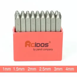 Embossing RCIDOS YC Steel stamp 1/1.5/2/2.5/3/4 MM Letters Standard Font style punch stamps alphabets(AZ &) 27pcs/box