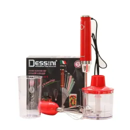 Blenders Dessini 5 in 1 Stick Electric Mixer Hand Blender And Juicers Set For Kitchen High Quality Multi Color Option Meat Mixer