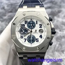 AP Wrist Watch Chronograph Royal Oak Series Offshore Series 26170st Face Face Blue Time Ring Mens Watch 42mm Mechanical Form Table Table