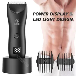 Clippers Intimate Pubic Hair Removal for Men Electric Groin Trimmer Male Shaver for Sensitive Areas Waterproof Safety Razor Nose Hair