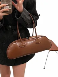 vintage Winter Women's Underarm Bag Fi PU Lady Large Capacity Totes Shoulder Bags High Quality Female Handlebags u0si#