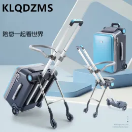 Bagaż klqdzms 20 cali wysokiej jakości walizka Universal Wheel Student Trolley Case Małe pudełko na pokład Prezenty dla dzieci Rolling Bagage