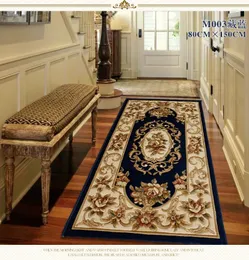 Carpets Blue Corridor Runner Rugs Luxury Whole Floral Large Size Custom To European Carpet Wool Mats