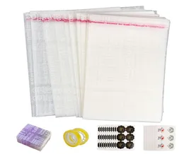 GRESTA PERGUNTA 200 PCS PAPER PAPELA DE SOAPA DE SOAPE COM RETECIMENTO DE RETECIDADOS Conjunto de embalagens para Bags DIY Opp English Letter9091098