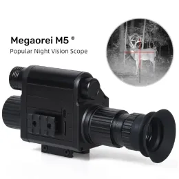 Scopes M5 Digital Riflescope Night Vision Scope Vista Infravermelho Monocular 1080p Video Recording All in 1 para vigilância de caça