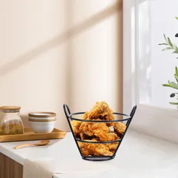 Ужинать наборы посуды с закусками корзина с закусками фри-держатель металлическая жареная курица
