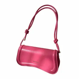 women Elegant Shoulder Bag Casual PU Leather Armpit Bag Female Simple Vacati Top-handle Bags Luxury Purses Bolsos Para Mujer u6mY#