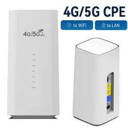 Routers 4G LTE WiFi Router 300Mbps 3LAN VPN CPE RJ45 med SIM -kortplats inbyggt i antenna för Home Office Network Wireless Modem Router