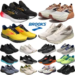 Gratis frakt Brooks Glycerin GTS 20 Ghost 15 16 Löpskor för män Kvinnor Designer Sneakers Hyperion Tempo Triple Black White Red Outdoor Sports Trainers