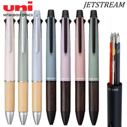 Pens Japan UNI JETSTREAM wielofunkcyjny długopis Pen Pen + MECHANICZNY Ołówek 5 w 1 msxe52005 Mroźni dębowe osłona dębowe obracanie pióra