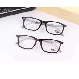 Designer Sonnenbrille Neues reines Titan -Brillenrahmen MB615 Herren und Frauenrundrahmenplatte mit Titan -Ultra -leichter kleiner Rahmen Myopia Brille Rahmen