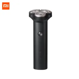 Shavers Orijinal Xiaomi Mijia Yeni S300 Smart Electric Tıraş Makinesi 3D Yüzen Tıraş Makinesi Su geçirmez Şarj Edilebilir Erkek Jilet