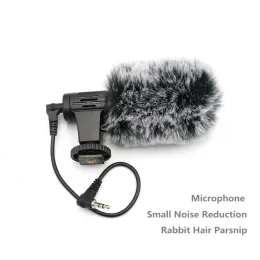 Mikrofone Sanyk 3,5 mm Mini -Mikrofon -Videoaufnahmen aufnehmen Mikrofon für Mobiltelefon -SLR -Kamera Computer Sound Card geeignet